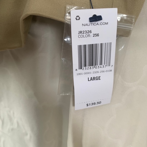 Nautica Tan Two Button Blazer Jacket - Picture 8 of 9